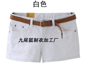 批发采购女式牛仔裤-厂家直销 不褪色不起球 爆款韩版糖果色短裤热裤批发采购-女式.